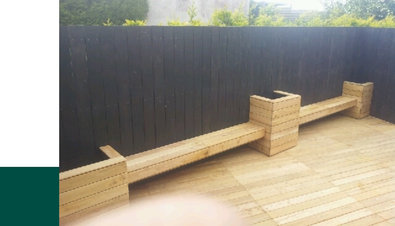 Terrasse en chataîgner, un bois résistant, clair et lumineux
