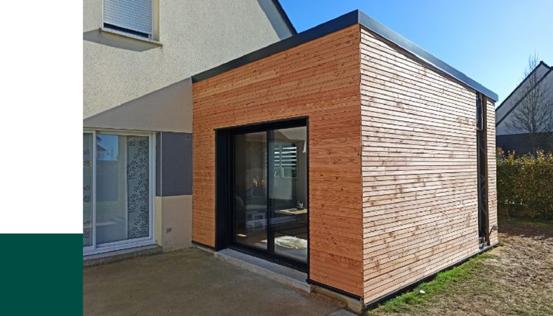 Agrandissement de maison en bois Boidsellys