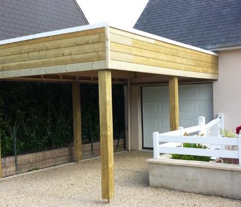 carport en bois