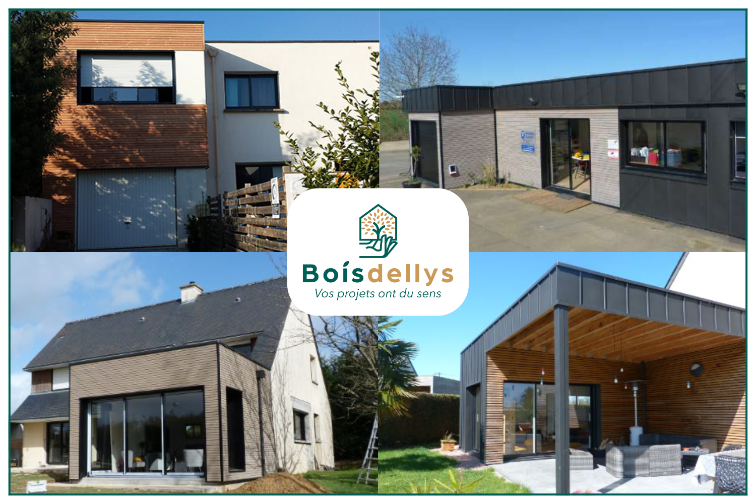 exemple d'extensions, de carport et de surélévation