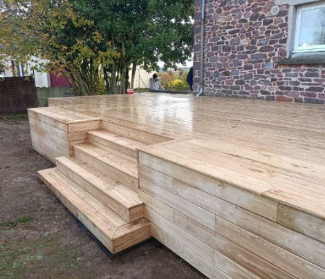 Terrasse chataignier Iffendic